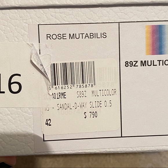 - CHRISTIAN DIOR CRISS CROSS DWAY SLIDES 42 - Picture 7 of 8